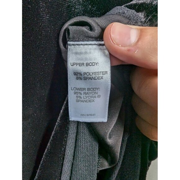 J Jill Wherever Velvet Tunic Top Size Large Whimsigoth Witchy Fairy Goth Sheer - Picture 4 of 7